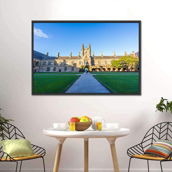 Quadrant Building At Sydney Canvas Wall Art-3 Horizontal-Gallery Wrap-25" x 16"-Tiaracle