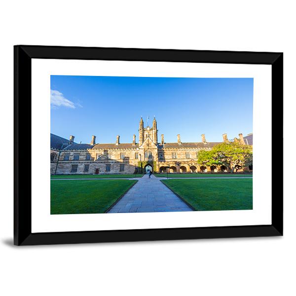 Quadrant Building At Sydney Canvas Wall Art-3 Horizontal-Gallery Wrap-25" x 16"-Tiaracle