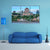 Quebec City Skyline Over River Canvas Wall Art-3 Horizontal-Gallery Wrap-37" x 24"-Tiaracle