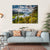 Queens View Near Pitlochry In Scotland Canvas Wall Art-4 Horizontal-Gallery Wrap-34" x 24"-Tiaracle