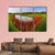 Pond & Green Meadow Canvas Wall Art-4 Pop-Gallery Wrap-50" x 32"-Tiaracle