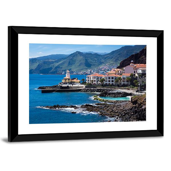 Quinta Do Lorde Village On Madeira Island Canvas Wall Art-3 Horizontal-Gallery Wrap-25" x 16"-Tiaracle