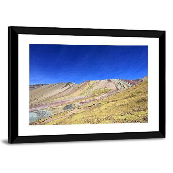 Rainbow Mountain Near Cusco Peru Canvas Wall Art-3 Horizontal-Gallery Wrap-25" x 16"-Tiaracle