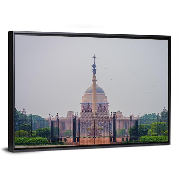 Rashtrapati Bhavan India Canvas Wall Art-3 Horizontal-Gallery Wrap-25" x 16"-Tiaracle