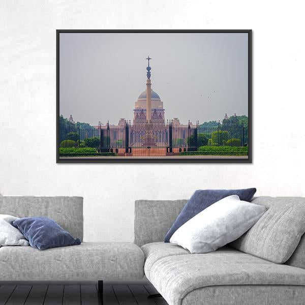 Rashtrapati Bhavan India Canvas Wall Art-3 Horizontal-Gallery Wrap-25" x 16"-Tiaracle