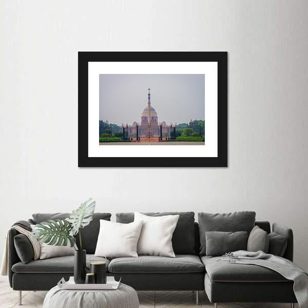 Rashtrapati Bhavan India Canvas Wall Art-3 Horizontal-Gallery Wrap-25" x 16"-Tiaracle