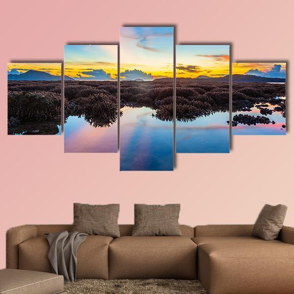 Rawai Beach Phuket Island In Thailand Canvas Wall Art-5 Star-Gallery Wrap-62" x 32"-Tiaracle
