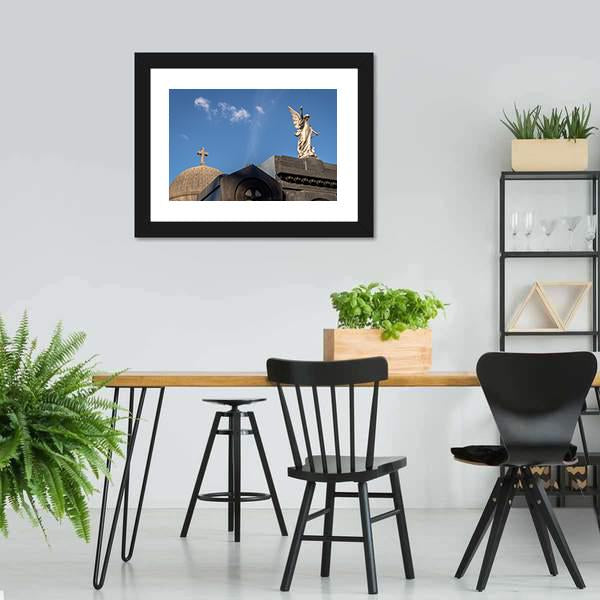 Recoleta Cemetery Canvas Wall Art-3 Horizontal-Gallery Wrap-25" x 16"-Tiaracle