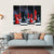 Red And Black Chess Pieces And Board Canvas Wall Art-4 Horizontal-Gallery Wrap-34" x 24"-Tiaracle