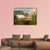 Red And Yellow Hawaiian Canoe With Outrigger On The Beach Canvas Wall Art-5 Horizontal-Gallery Wrap-22" x 12"-Tiaracle