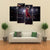 Red Basketball Player In Action Canvas Wall Art-4 Pop-Gallery Wrap-50" x 32"-Tiaracle