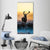 Red Deer in Morning Sun Vertical Canvas Wall Art-1 Vertical-Gallery Wrap-12" x 24"-Tiaracle