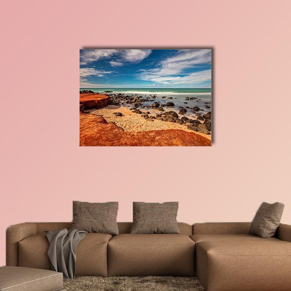 Red Dirt At Baby Beach Canvas Wall Art-1 Piece-Gallery Wrap-36" x 24"-Tiaracle