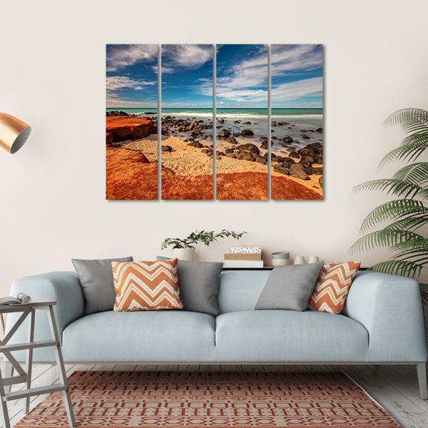 Red Dirt At Baby Beach Canvas Wall Art-4 Horizontal-Gallery Wrap-34" x 24"-Tiaracle