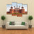 Red Fort In Delhi Canvas Wall Art-4 Pop-Gallery Wrap-50" x 32"-Tiaracle