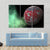 Red Gas Giant- Yavin in Deep Space Canvas Wall Art-3 Horizontal-Gallery Wrap-37" x 24"-Tiaracle