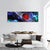 Red Gas Planet In The Orion Panoramic Canvas Wall Art-3 Piece-25" x 08"-Tiaracle