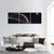 Red Planet Mars Panoramic Canvas Wall Art-3 Piece-25" x 08"-Tiaracle