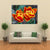 Red Tulips Close-Up Canvas Wall Art-5 Pop-Gallery Wrap-47" x 32"-Tiaracle
