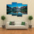 Reflection Of Mount Assiniboine On Magog Lake Canvas Wall Art-5 Pop-Gallery Wrap-47" x 32"-Tiaracle