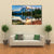 Reflection Of Mountain In Lake Canvas Wall Art-3 Horizontal-Gallery Wrap-37" x 24"-Tiaracle