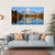 Reflection Of Mountain Range In Lake Canvas Wall Art-5 Horizontal-Gallery Wrap-22" x 12"-Tiaracle