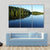 Reflections On The Coniferous Forest On A Wilderness Lake Canvas Wall Art-3 Horizontal-Gallery Wrap-37" x 24"-Tiaracle
