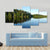 Reflections On The Coniferous Forest On A Wilderness Lake Canvas Wall Art-3 Horizontal-Gallery Wrap-37" x 24"-Tiaracle