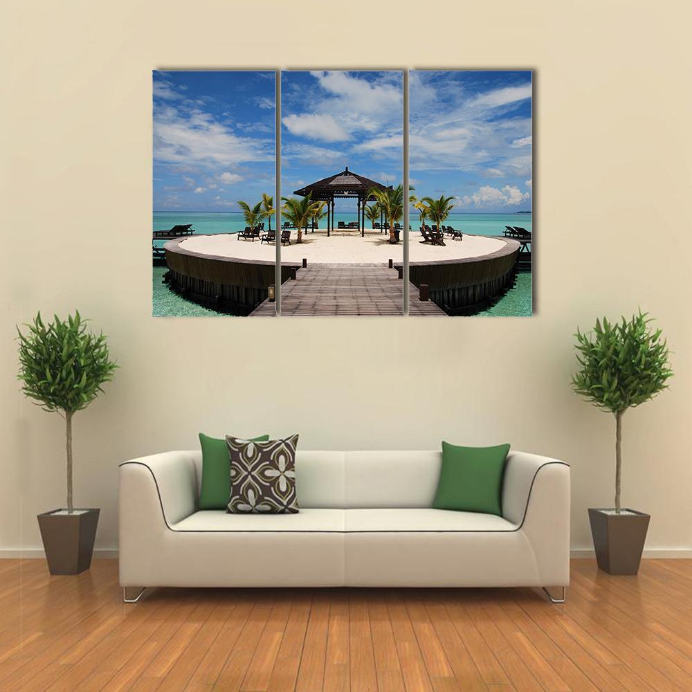 Remote Island In The Celebes Sea Canvas Wall Art-3 Horizontal-Gallery Wrap-37" x 24"-Tiaracle