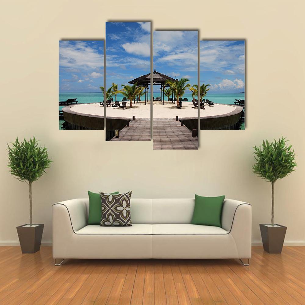 Remote Island In The Celebes Sea Canvas Wall Art-4 Pop-Gallery Wrap-50" x 32"-Tiaracle