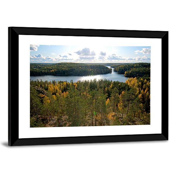Repovesi National Park Finland Canvas Wall Art-3 Horizontal-Gallery Wrap-25" x 16"-Tiaracle