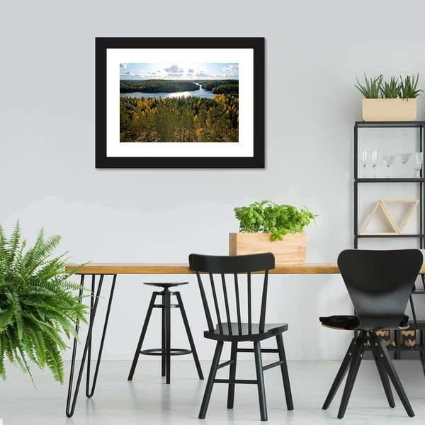 Repovesi National Park Finland Canvas Wall Art-3 Horizontal-Gallery Wrap-25" x 16"-Tiaracle