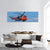 Rescue Helicopter In Dawlish UK Panoramic Canvas Wall Art-1 Piece-36" x 12"-Tiaracle