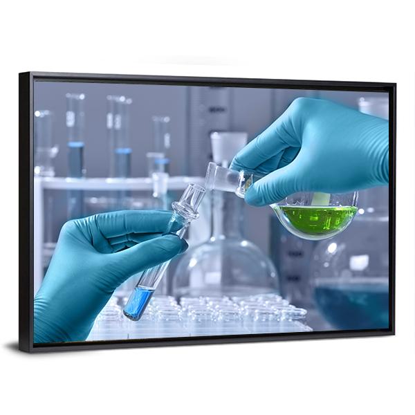 Research Lab Canvas Wall Art-3 Horizontal-Gallery Wrap-25" x 16"-Tiaracle