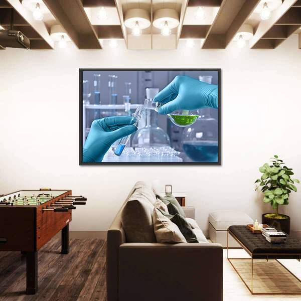 Research Lab Canvas Wall Art-3 Horizontal-Gallery Wrap-25" x 16"-Tiaracle