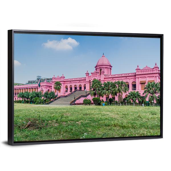 Residential Palace Of Nawab Of Dhaka Canvas Wall Art-3 Horizontal-Gallery Wrap-25" x 16"-Tiaracle