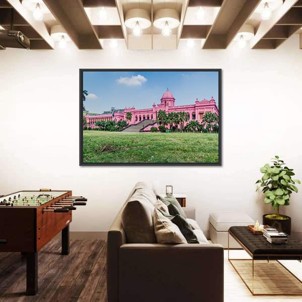 Residential Palace Of Nawab Of Dhaka Canvas Wall Art-3 Horizontal-Gallery Wrap-25" x 16"-Tiaracle
