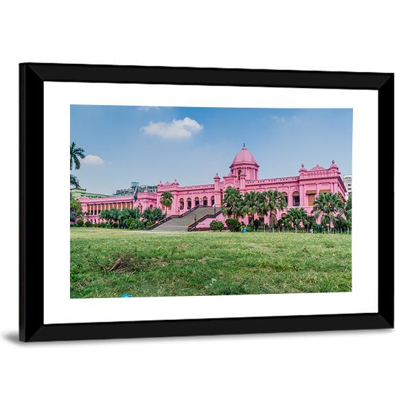 Residential Palace Of Nawab Of Dhaka Canvas Wall Art-3 Horizontal-Gallery Wrap-25" x 16"-Tiaracle