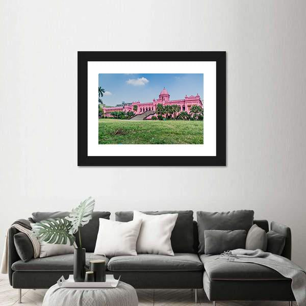 Residential Palace Of Nawab Of Dhaka Canvas Wall Art-3 Horizontal-Gallery Wrap-25" x 16"-Tiaracle