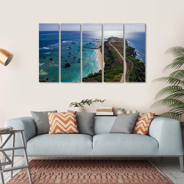 Resort Island Okinawa Miyako Canvas Wall Art-5 Horizontal-Gallery Wrap-22" x 12"-Tiaracle