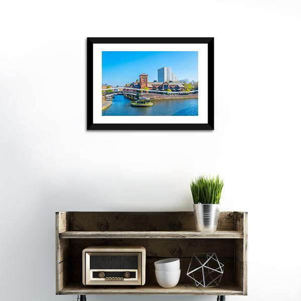 Restaurant In Birmingham Canvas Wall Art-1 Piece-Framed Print-20" x 16"-Tiaracle