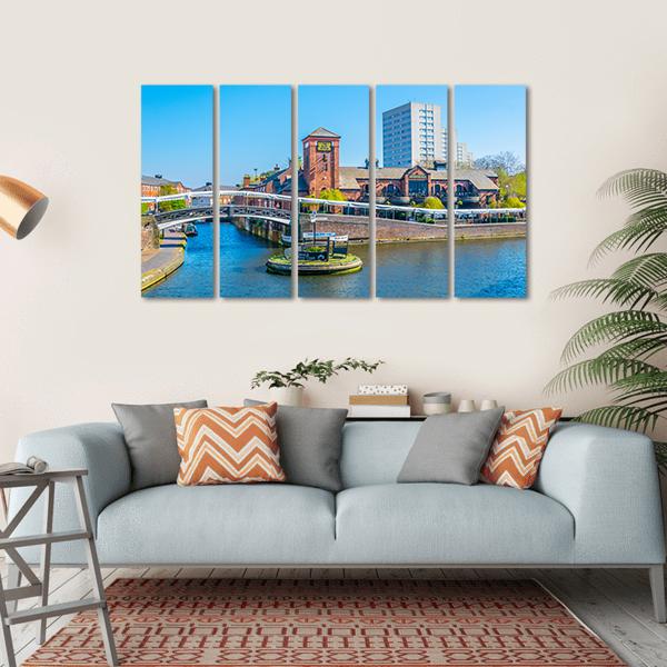 Restaurant In Birmingham Canvas Wall Art-5 Horizontal-Gallery Wrap-22" x 12"-Tiaracle