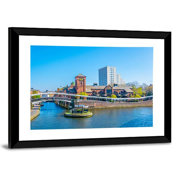 Restaurant In Birmingham Panoramic Canvas Wall Art-1 Piece-36" x 12"-Tiaracle
