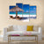 Resting Place On Beach Canvas Wall Art-4 Pop-Gallery Wrap-50" x 32"-Tiaracle