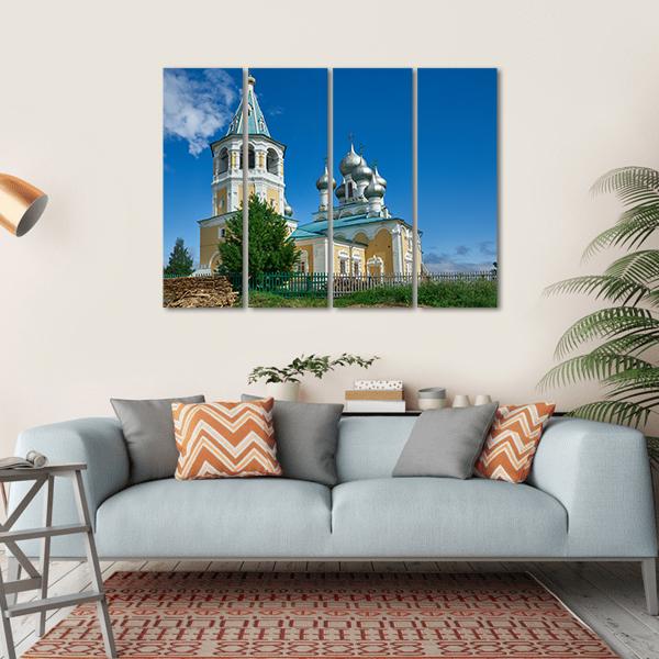 Resurrection Of Christ Church Canvas Wall Art-1 Piece-Gallery Wrap-36" x 24"-Tiaracle