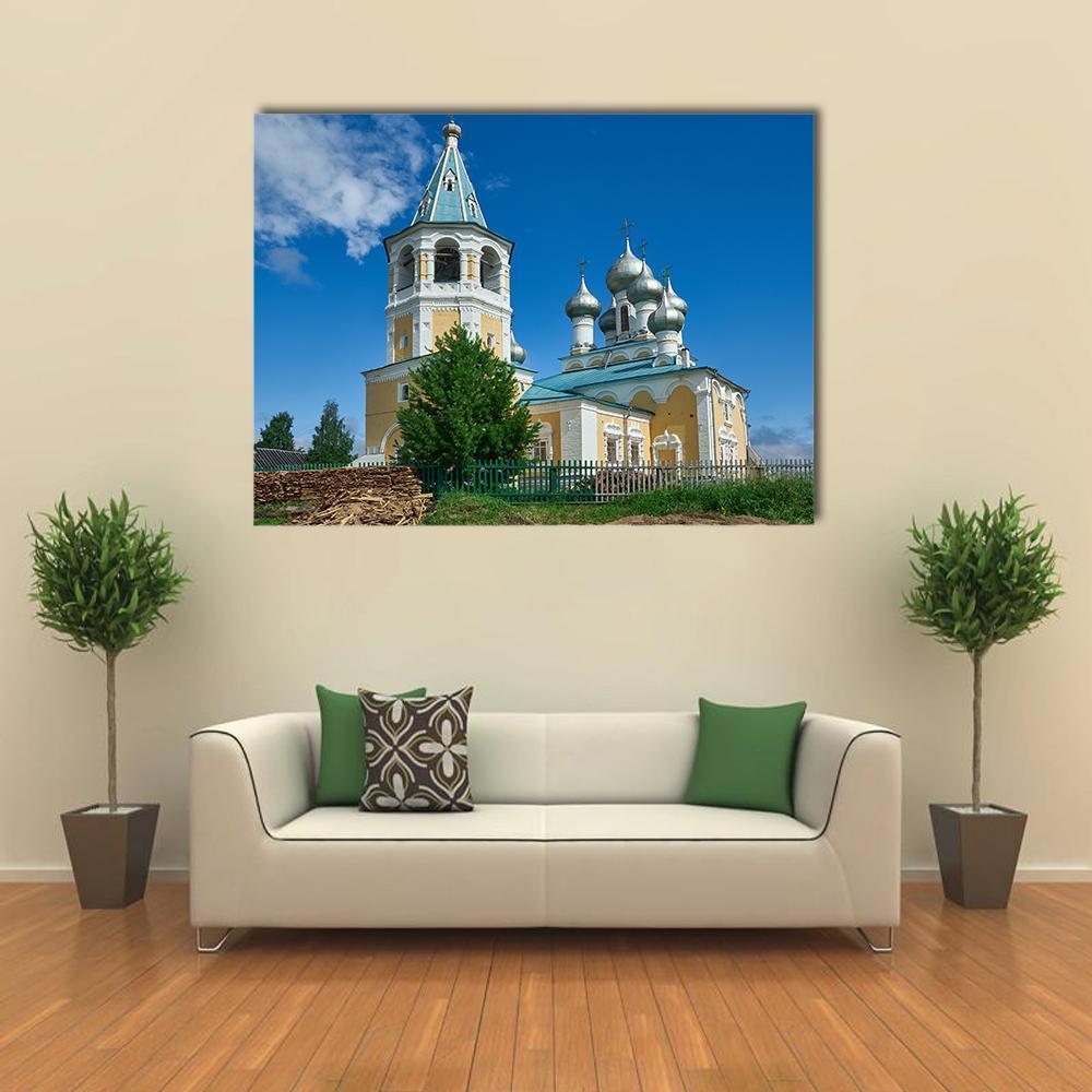 Resurrection Of Christ Church Canvas Wall Art-1 Piece-Gallery Wrap-48" x 32"-Tiaracle