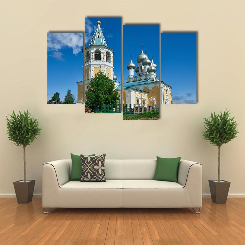 Resurrection Of Christ Church Canvas Wall Art-4 Pop-Gallery Wrap-50" x 32"-Tiaracle