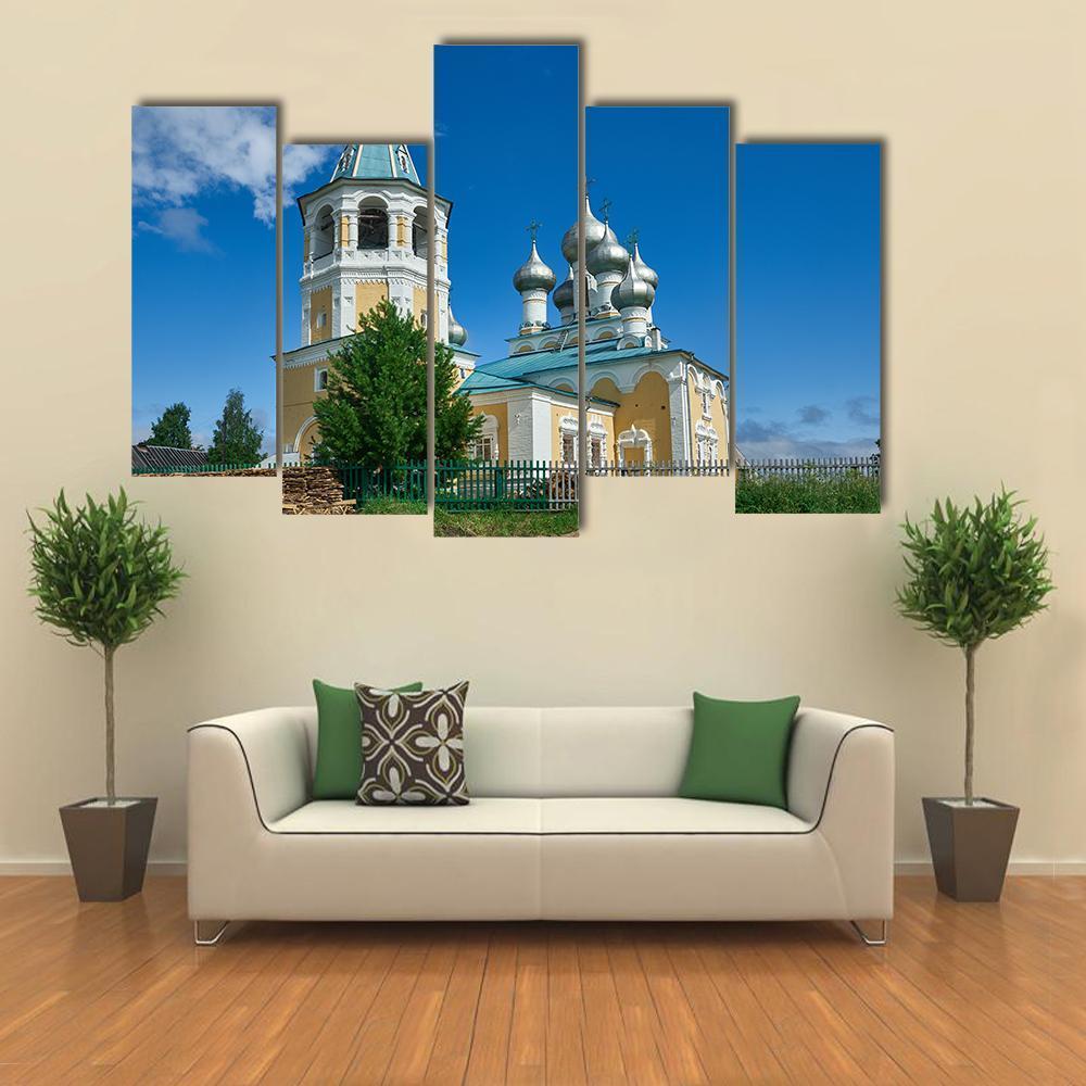 Resurrection Of Christ Church Canvas Wall Art-5 Pop-Gallery Wrap-47" x 32"-Tiaracle