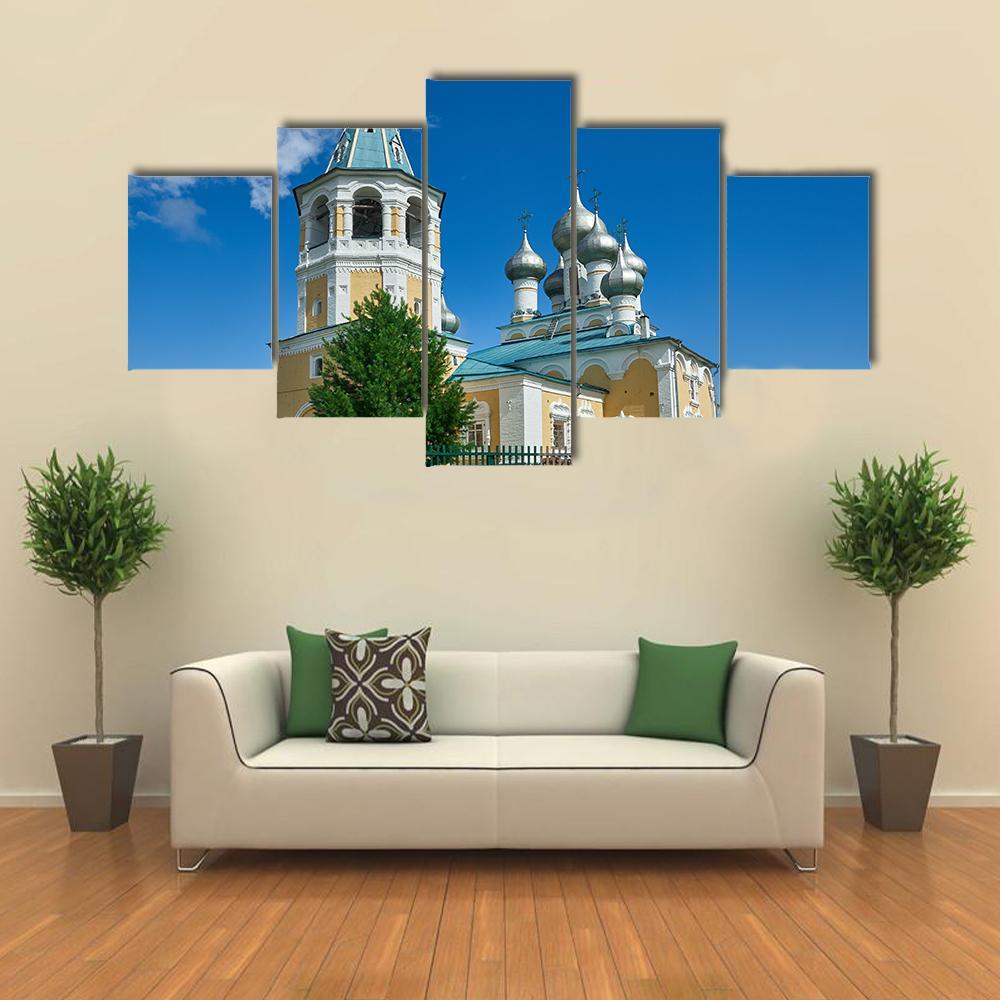 Resurrection Of Christ Church Canvas Wall Art-5 Star-Gallery Wrap-62" x 32"-Tiaracle