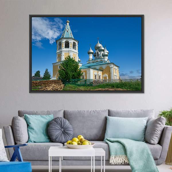 Resurrection Of Christ Church Canvas Wall Art-3 Horizontal-Gallery Wrap-25" x 16"-Tiaracle